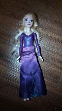 Disney Frozen Elsa 11.5" Fashion Doll in Purple Gown – Used (Mattel HLX27)